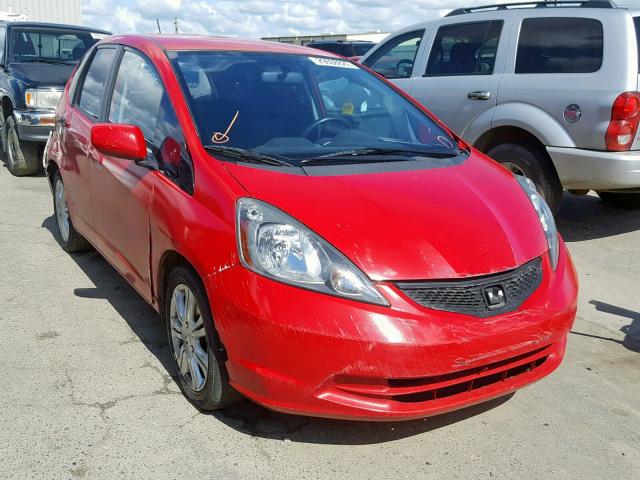 JHMGE8H45AC006493 - 2010 HONDA FIT SPORT RED photo 1