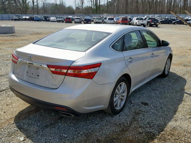 4T1BK1EBXDU035898 - 2013 TOYOTA AVALON BAS SILVER photo 4