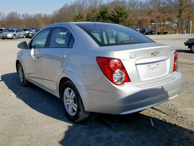 1G1JA5SH3C4169744 - 2012 CHEVROLET SONIC LS 银色 照片 3