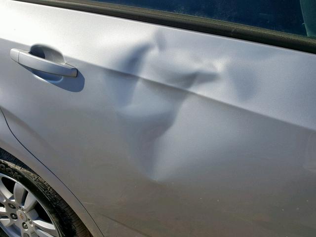 1G1JA5SH3C4169744 - 2012 CHEVROLET SONIC LS 银色 照片 9