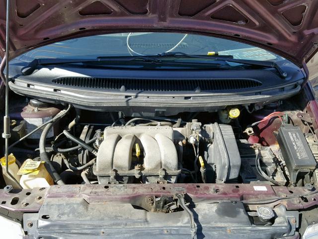 2B4FP25B6YR730439 - 2000 DODGE CARAVAN PURPLE photo 7