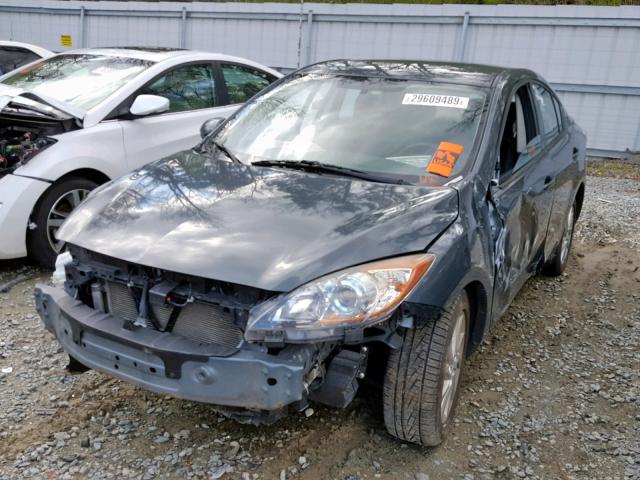 JM1BL1V76C1635489 - 2012 MAZDA 3 I GREEN photo 2