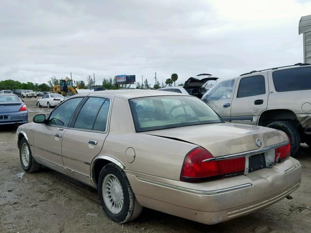 2MEFM75W1WX698728 - 1998 MERCURY GRAND MARQ TAN photo 3