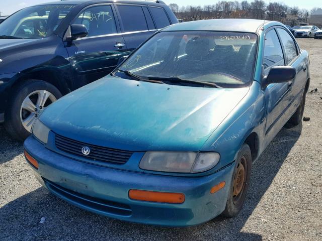 JM1BA1411S0136199 - 1995 MAZDA PROTEGE DX GREEN photo 2