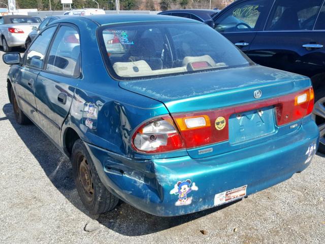 JM1BA1411S0136199 - 1995 MAZDA PROTEGE DX GREEN photo 3