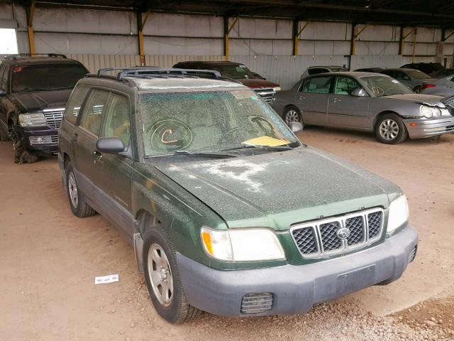 JF1SF63592H735247 - 2002 SUBARU FORESTER L GREEN photo 1