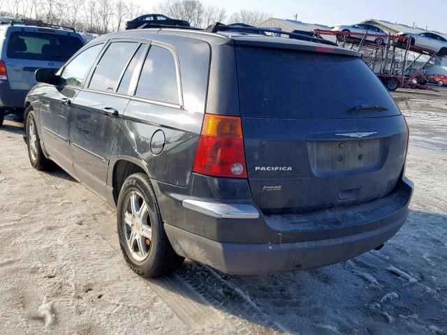 2C8GF68414R386137 - 2004 CHRYSLER PACIFICA BLACK photo 3