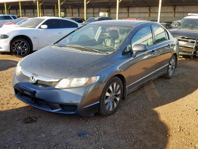 2HGFA1F99AH308737 - 2010 HONDA CIVIC EXL 灰色 照片 2