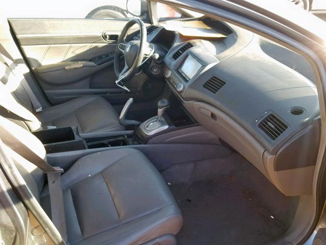 2HGFA1F99AH308737 - 2010 HONDA CIVIC EXL 灰色 照片 5