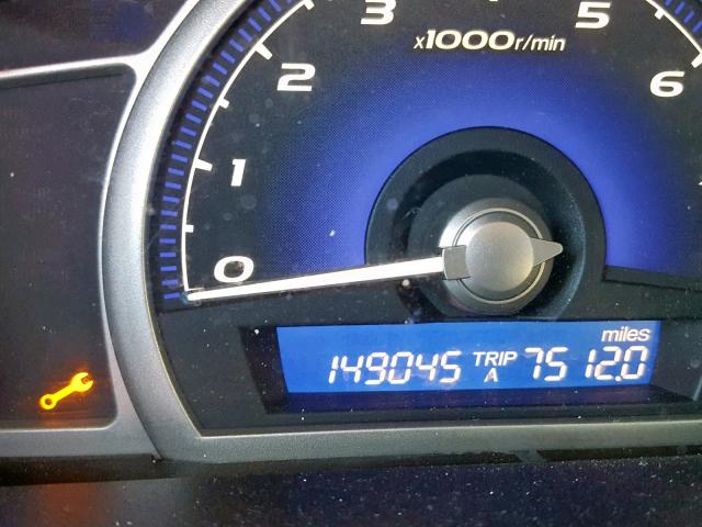 2HGFA1F99AH308737 - 2010 HONDA CIVIC EXL 灰色 照片 8