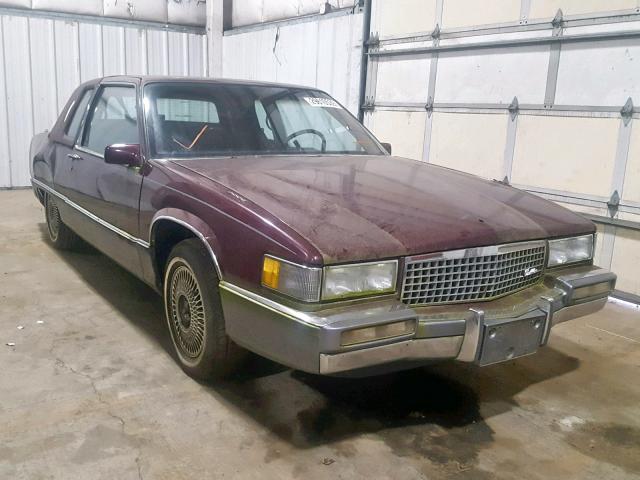 1G6CB1336L4265850 - 1990 CADILLAC FLEETWOOD MAROON photo 1