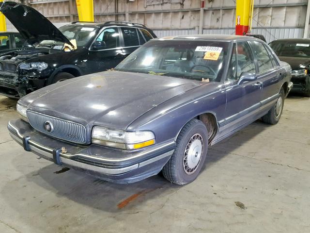 1G4HR53L9PH423288 - 1993 BUICK LESABRE LI PURPLE photo 2