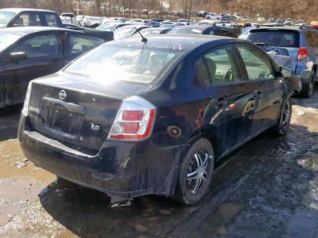 3N1AB61E67L677436 - 2007 NISSAN SENTRA 2.0 BLACK photo 4