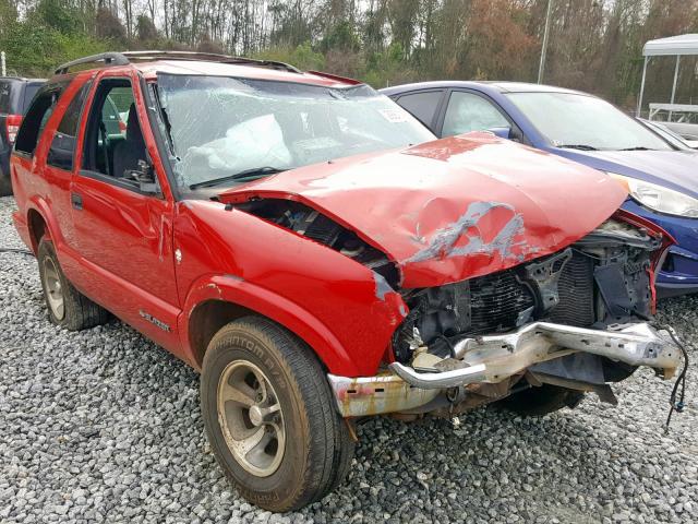 1GNCS18W0XK218550 - 1999 CHEVROLET BLAZER RED photo 1