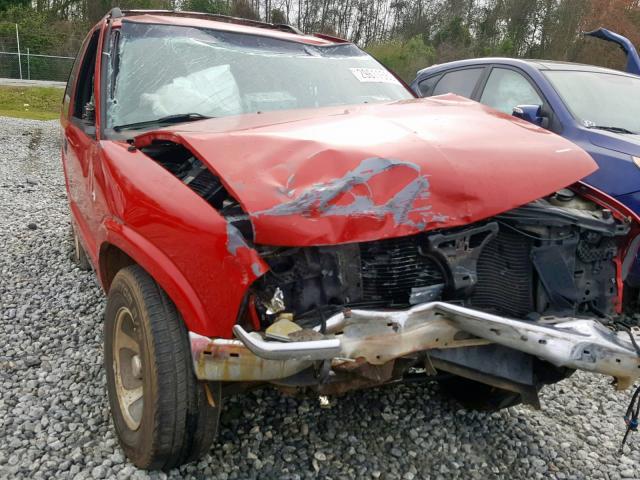 1GNCS18W0XK218550 - 1999 CHEVROLET BLAZER RED photo 9