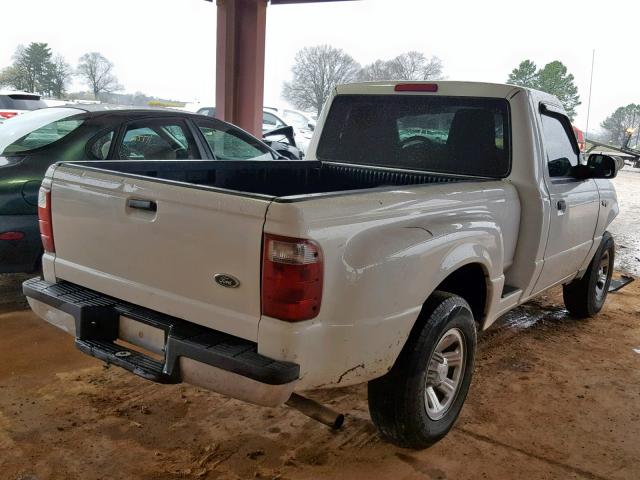 1FTYR10DX4PA47244 - 2004 FORD RANGER WHITE photo 4