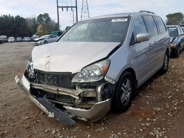 5FNRL38836B023308 - 2006 HONDA ODYSSEY TO SILVER photo 2