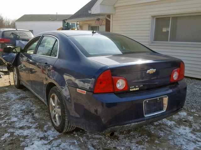 1G1ZD5EBXA4156083 - 2010 CHEVROLET MALIBU 2LT BLUE photo 3