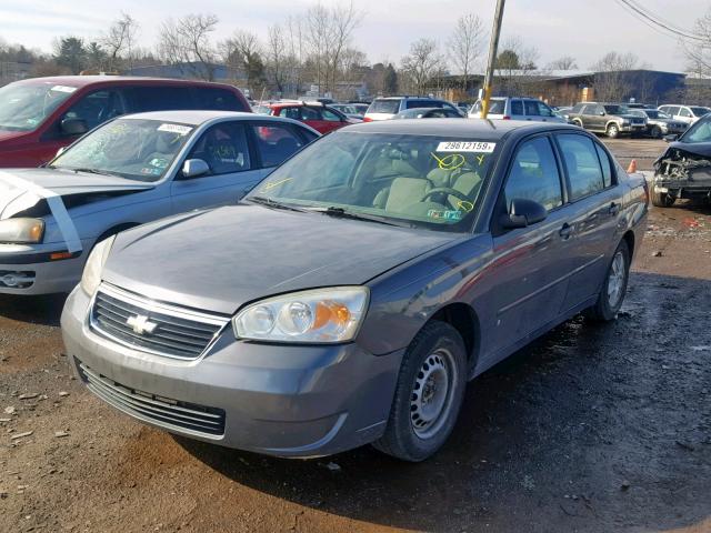 1G1ZS58F58F126072 - 2008 CHEVROLET MALIBU LS GRAY photo 2