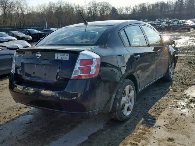 3N1AB61E19L607278 - 2009 NISSAN SENTRA 2.0 BLACK photo 4