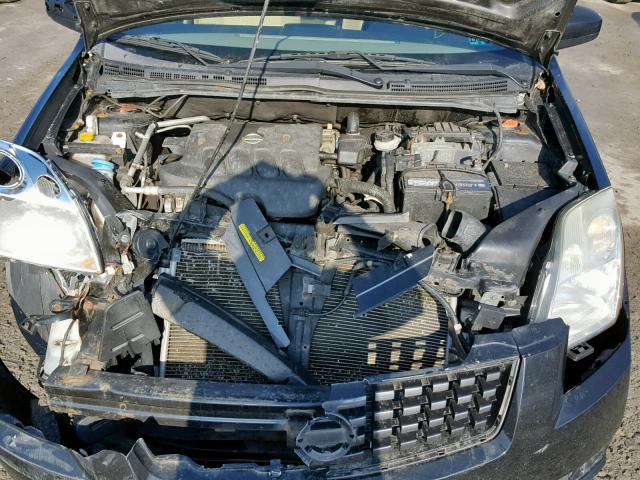 3N1AB61E19L607278 - 2009 NISSAN SENTRA 2.0 BLACK photo 7