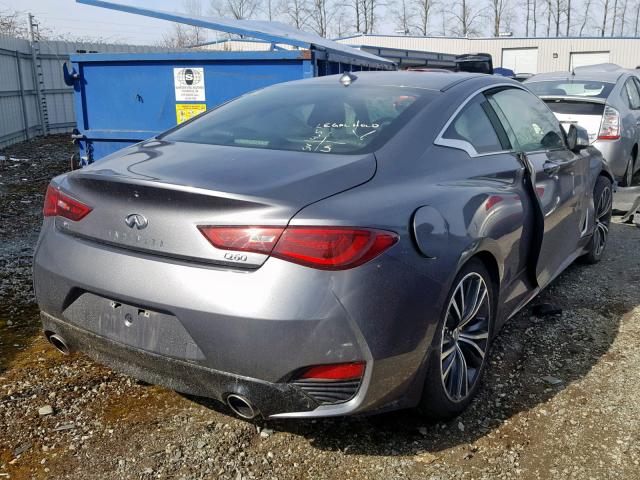 JN1EV7EL2HM553940 - 2017 INFINITI Q60 PREMIU GRAY photo 4