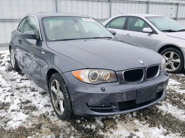 WBAUP73508VF06584 - 2008 BMW 128 I GRAY photo 1