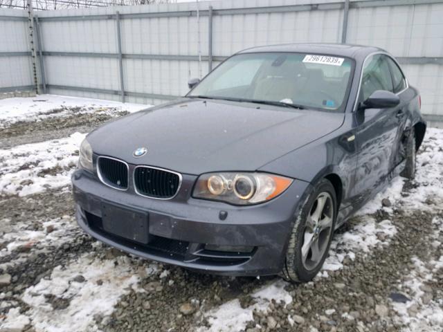 WBAUP73508VF06584 - 2008 BMW 128 I GRAY photo 2