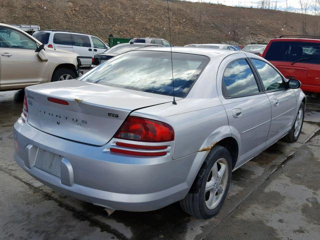 1B3EL46R95N617158 - 2005 DODGE STRATUS SX SILVER photo 4