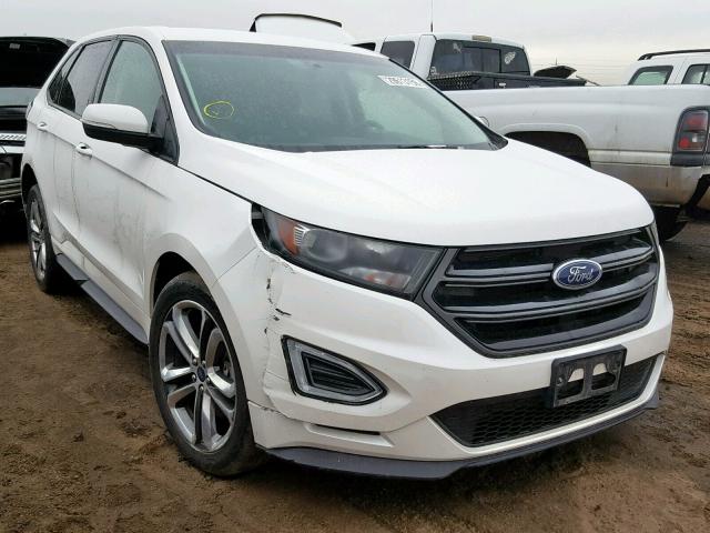 2FMPK4APXGBB13809 - 2016 FORD EDGE SPORT WHITE photo 1