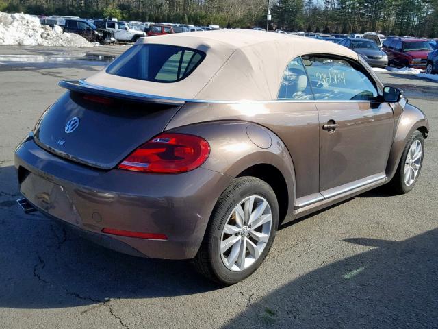 3VW5A7AT5FM817276 - 2015 VOLKSWAGEN BEETLE TDI BROWN photo 4
