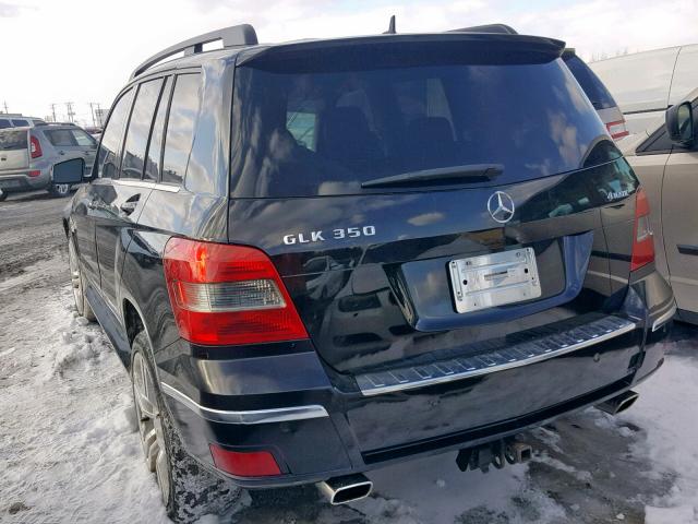 WDCGG8HB6AF326487 - 2010 MERCEDES-BENZ GLK 350 4M BLACK photo 3