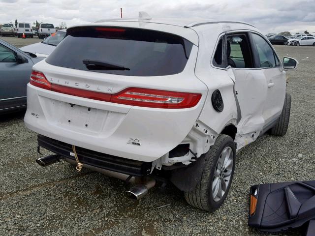 5LMCJ1A97FUJ30719 - 2015 LINCOLN MKC WHITE photo 4