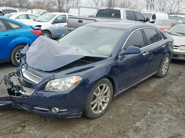 1G1ZK577794119132 - 2009 CHEVROLET MALIBU LTZ BLUE photo 2