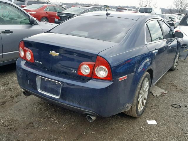 1G1ZK577794119132 - 2009 CHEVROLET MALIBU LTZ BLUE photo 4