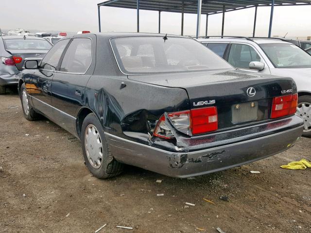 JT8BH22F0T0038460 - 1996 LEXUS LS 400 BLACK photo 3