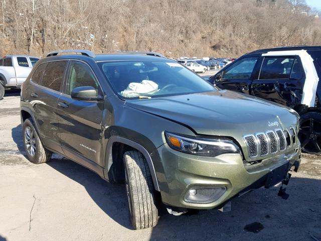 1C4PJMLX8KD157413 - 2019 JEEP CHEROKEE L GREEN photo 1