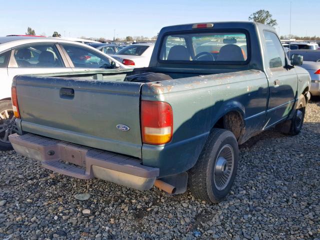 1FTCR10A6VUC95557 - 1997 FORD RANGER GREEN photo 4