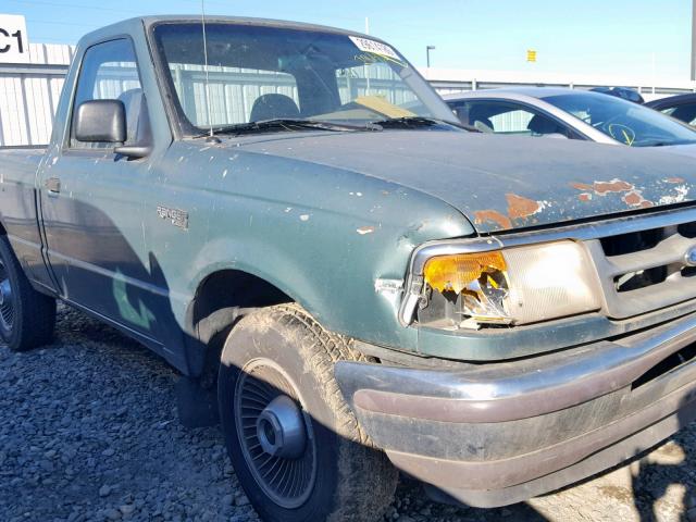 1FTCR10A6VUC95557 - 1997 FORD RANGER GREEN photo 9