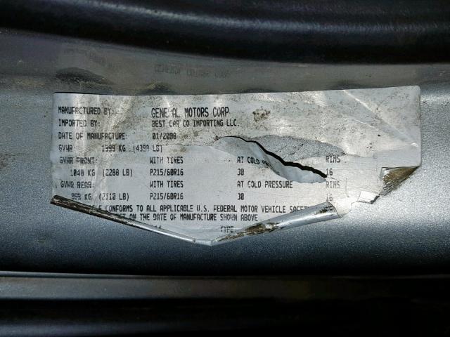 1G1ZG57B08F201941 - 2008 CHEVROLET MALIBU LS SILVER photo 10