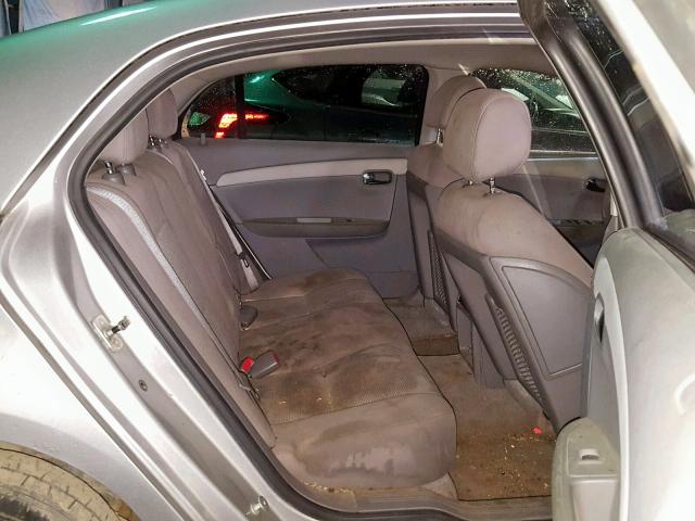 1G1ZG57B08F201941 - 2008 CHEVROLET MALIBU LS SILVER photo 6