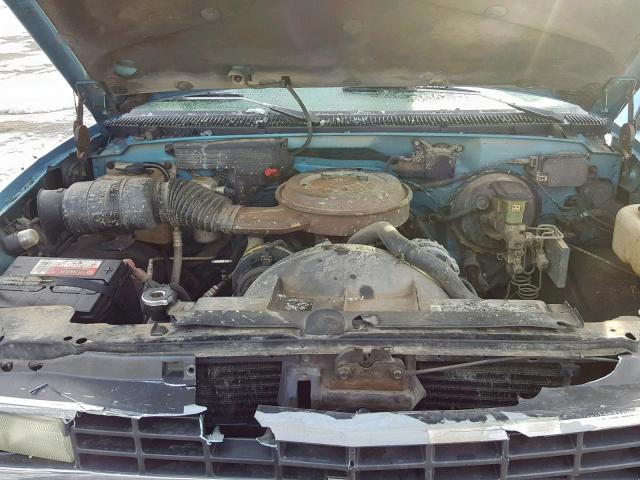 2GBEK19K7P1152841 - 1993 CHEVROLET GMT-400 K1 TURQUOISE photo 7