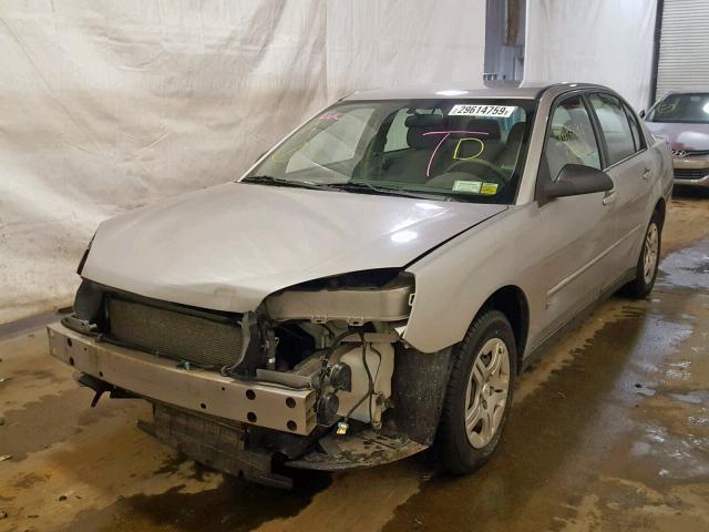 1G1ZS57F17F268080 - 2007 CHEVROLET MALIBU LS SILVER photo 2
