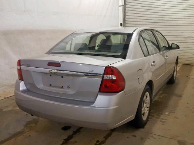 1G1ZS57F17F268080 - 2007 CHEVROLET MALIBU LS SILVER photo 4