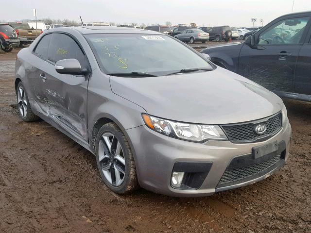 KNAFW6A34A5159190 - 2010 KIA FORTE SX GRAY photo 1