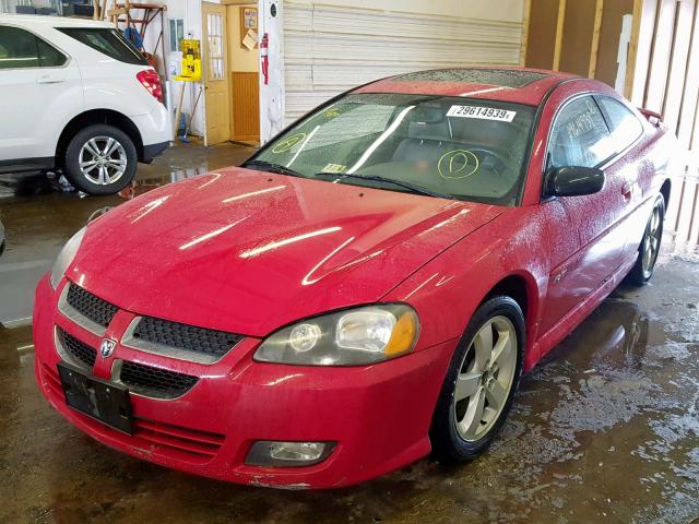 4B3AG52H14E084726 - 2004 DODGE STRATUS R/ RED photo 2