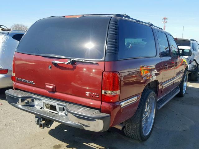 1GKEC16T32J183867 - 2002 GMC YUKON XL C RED photo 4