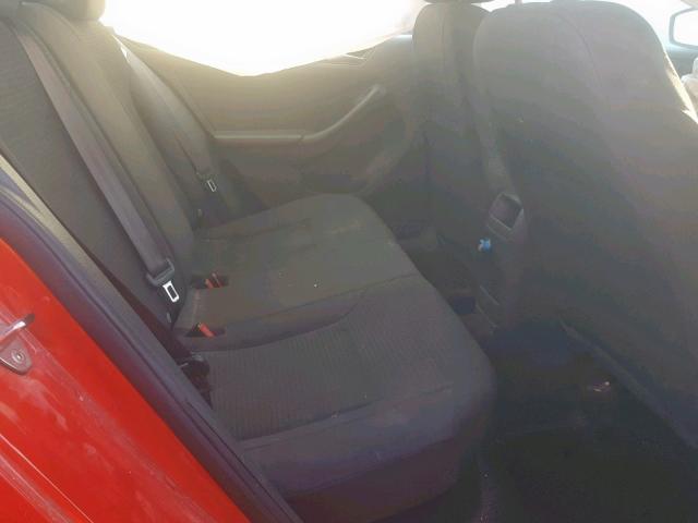 3VW2K7AJ4FM333758 - 2015 VOLKSWAGEN JETTA BASE RED photo 6