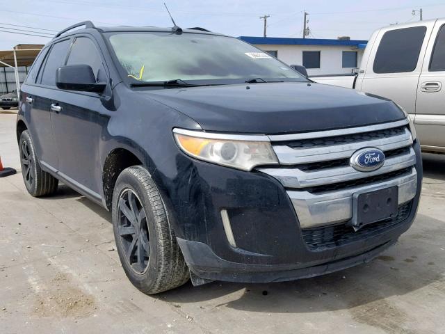 2FMDK3JC9BBA64265 - 2011 FORD EDGE SEL BLACK photo 1