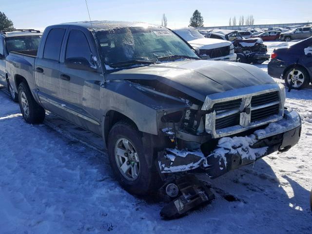 1D7HW58N76S518737 - 2006 DODGE DAKOTA QUA GRAY photo 1